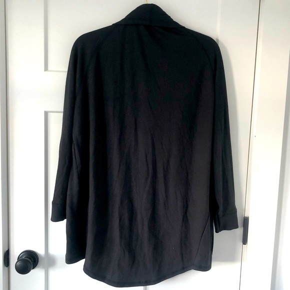 New NWT Alternative Apparel long black open cardigan jacket sweater M medium L - Picture 3 of 5